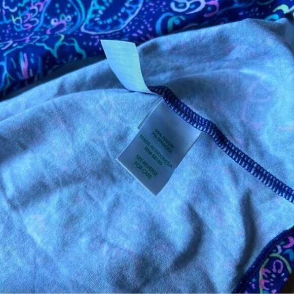 LILLY PULITZER Sz S Aubrey UPF 50 Multi Floral Tropical Pleated Dress - Picture 12 of 12